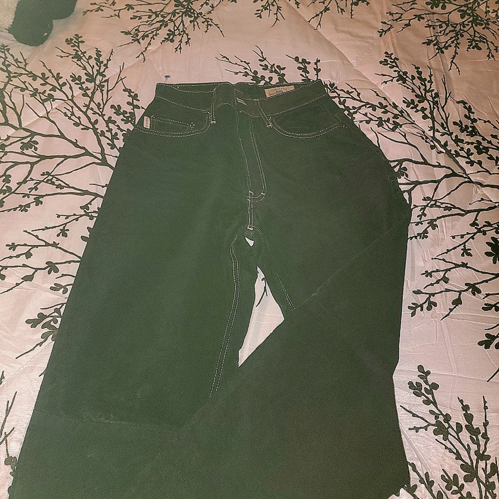 Womens real suede jeans